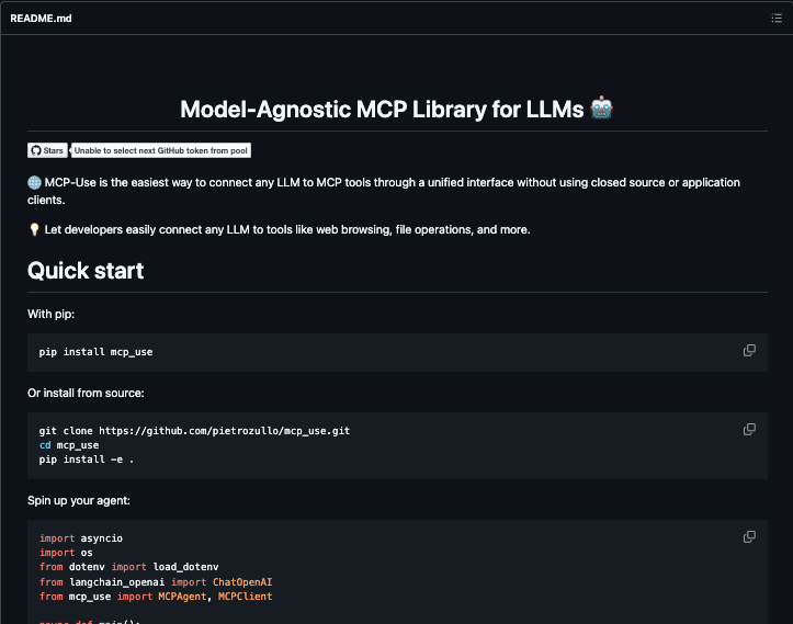 The first README