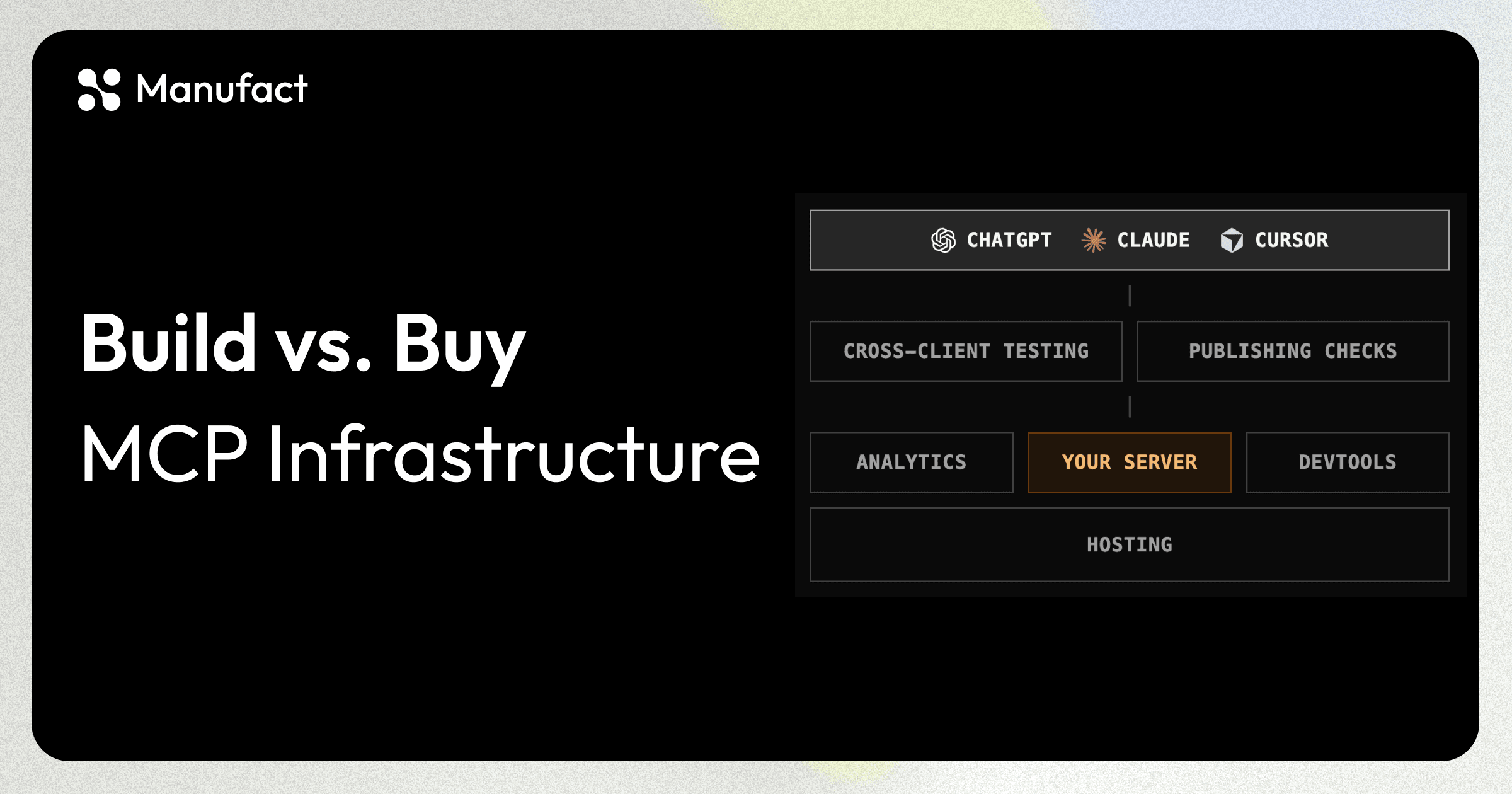 Build vs. buy: how to run MCP infrastructure yourself