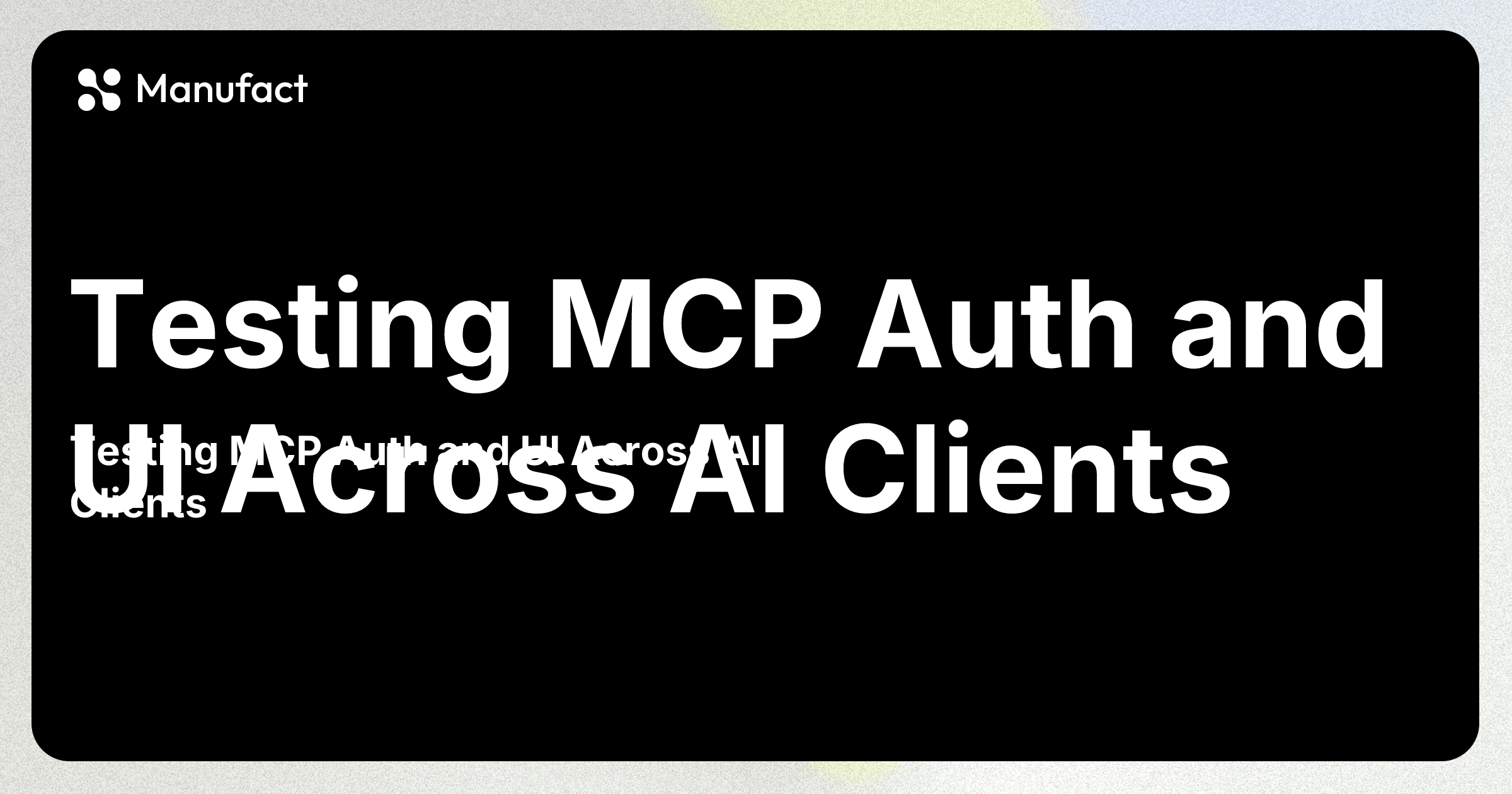 How to Test MCP Auth and UI in Claude and ChatGPT