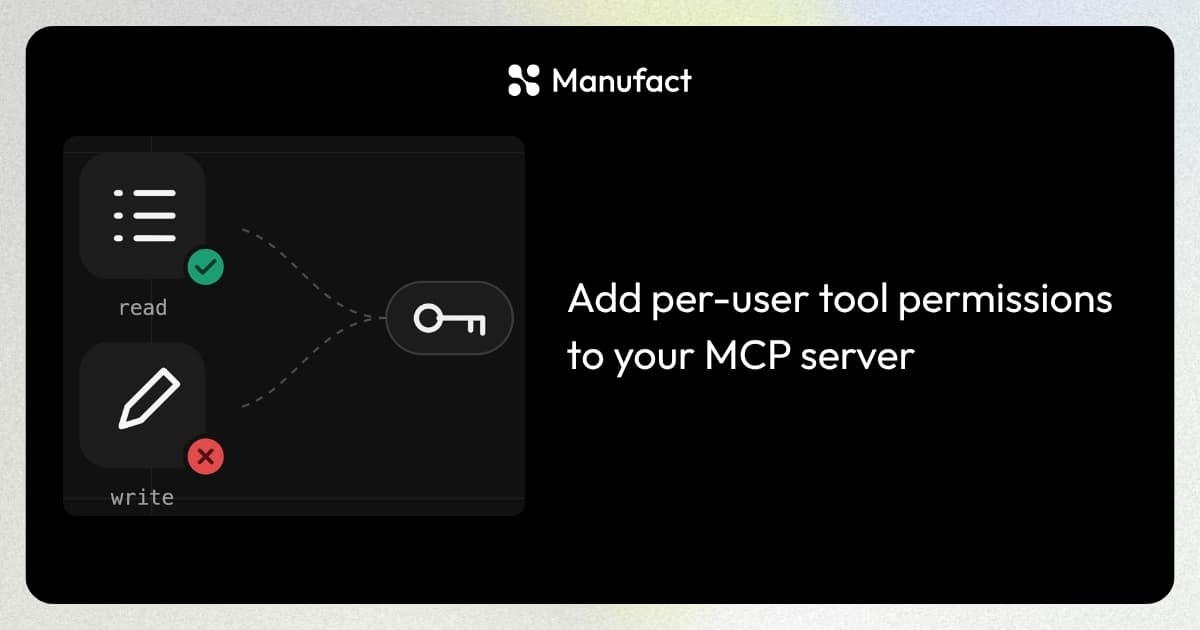 How to add per-user tool permissions to your MCP server with mcp-use